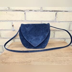 Blue Suede Bally Bag